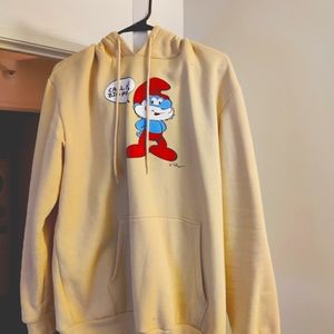 Smurfs "Call me Big Papa" Hoodie Large